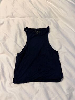 J. Crew Women’s Navy Racerback Crop Tank